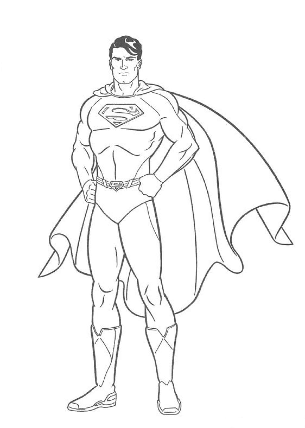Superman kolorowanki
